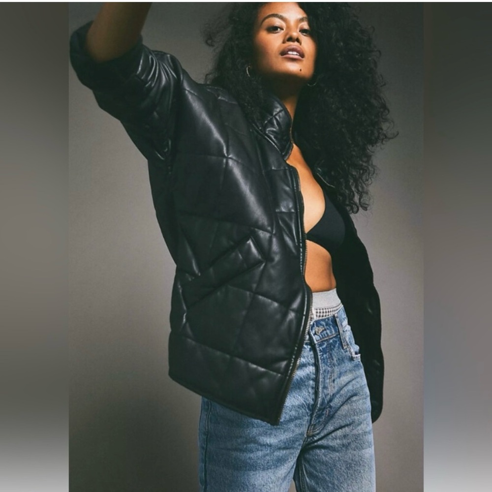 Free people Quilted Women's Leather Jacket